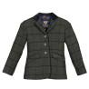 Kinderjacke Shires Aubrion Saratoga - Dunkelgrüne Karos