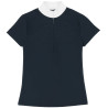Turnier-Poloshirt Junior Equithème EK-Suzanne - Marine