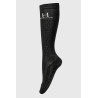 Glitzersocken Harcour Happy, 2er-Pack - Schwarz