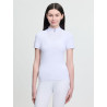 Kurzarm-Turnierpolo Young Rider LeMieux Brilliance Livvy - Weiß