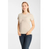 T-Shirt Horze Western Kathrin Damen - Perfekt blass hellbraun