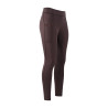 Damen-Reitleggings Imperial Riding Teddy FullGrip - Schokolade