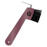 Hufauskratzer mit Bürste Imperial Riding - Dunkles Metallic-Mauve