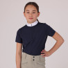 Turniershirt Optima LX junger Reiter Shires Aubrion - Marine
