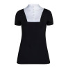 Turniershirt Optima MX Shires Aubrion - Schwarz