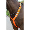Shires Equi-Flector® Martingal-Brustblatt - Leuchtorange
