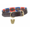 Hundehalsband Drover Polo Shires Digby & Fox - Marine / Rot