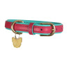 Gepolsterte Lederhundehalsband Shires Digby & Fox - Pink