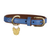 Gepolsterte Lederhundehalsband Shires Digby & Fox - Royal
