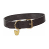 Flaches Lederhalsband für Hunde Shires Digby & Fox - Braun