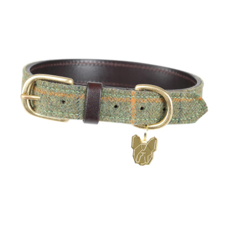 Hundehalsband aus Tweed Shires Digby & Fox