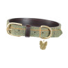 Hundehalsband aus Tweed Shires Digby & Fox - Rote/gelbe/blaue Karos