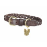 Geflochtenes Hundehalsband Shires Digby & Fox - Braun