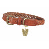 Geflochtenes Hundehalsband Shires Digby & Fox - Fuchs