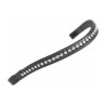 Breites Stirnband mit Strass Shires Velociti Gara - Schwarz / Transparent