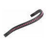 Breites Stirnband mit Strass Shires Velociti Gara - Schwarz / Rosa