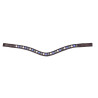 Shires Velociti Gara Stirnband in drei Farben - Braun / Blau