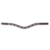 Shires Velociti Gara Stirnband in drei Farben - Braun / Schwarz