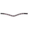 Shires Velociti Gara Stirnband in drei Farben - Schwarz / Kirsche