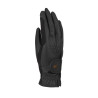 Reithandschuhe Arene Shires Aubrion - Schwarz