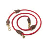 Ausbildungsleine aus feinem Seil Shires Digby & Fox - Rot
