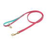 Gepolsterte Lederhundeleine Shires Digby & Fox - Pink