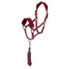 Shires Arma Halfter und Fleece-Strick - Bordeaux