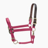 Verstellbares FieldSafe-Halfter Premium Shires Arma - Himbeere