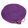 Shires Arbeitslonge aus gepolstertem Gurtband - Pflaume / Magenta