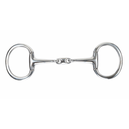 Shires Olivenkopf-Gebiss mit flachem Ring und Pastille