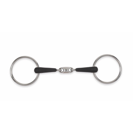 Shires EquiKind+ doppelt gebrochenes Wassertrense mit losen Ringen