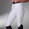 Reithose Optima MX Shires Aubrion - Weiß