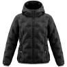 Gestepptes Equithème EQ-Daria Kinderjacke - Schwarz