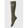 Glitzersocken Harcour Happy, 2er-Pack - Olivgrün