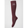 Glitzersocken Harcour Happy, 2er-Pack - Aubergine