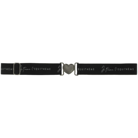 Je t'aime Equithème Elastischer Gürtel EK- Coeur