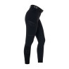 Damen-Slim-Fit-Hose mit hoher Taille Equestro Ridertechnology Full Grip - Schwarz
