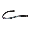 Stirnband mit Strass Modell Spirit - Schwarz / Blau