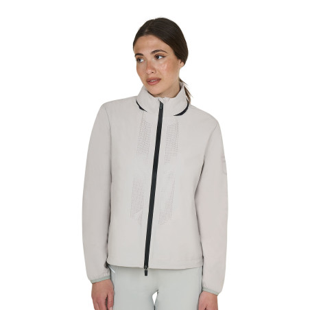 Damen-Softshell mit Logo auf dem Rücken