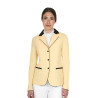 Damen-Turnierjacke mit Reißverschluss und Knöpfen - Sonne