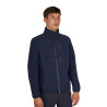 Herren-Softshell mit Logo auf dem Rücken - Marineblazer