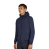 Herren-Kapuzenpullover mit verstellbarer Kapuze und Reißverschluss - Marineblazer