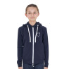 Kinder Unisex Hoodie mit Frontreißverschluss - Marineblazer