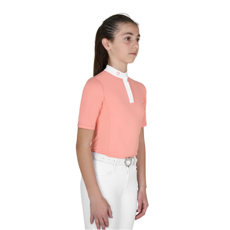 Mädchen Slim-Fit Turnierpolo mit Knöpfen
