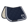 Springschabracke Double Stripes aus technischem Gewebe - Marine Blazer / Weiß