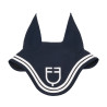 Fliegenhaube Double Stripes aus Funktionsstoff - Marine Blazer / Weiß