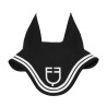 Fliegenhaube Double Stripes aus Funktionsstoff - Schwarz / Weiß