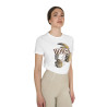 Damen-T-Shirt Horse Palm aus Baumwolle - Weiß