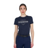 Damen-T-Shirt Elegant aus Baumwolle - Marine