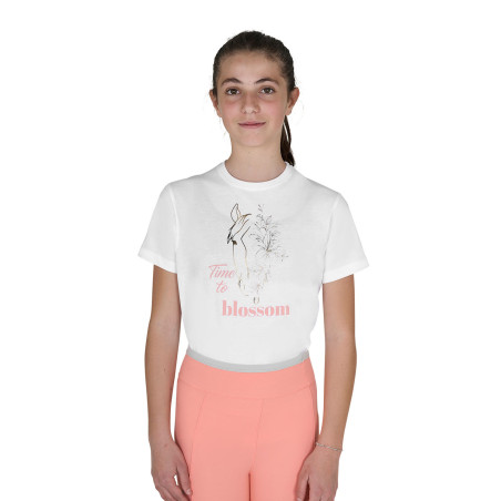 Mädchen-T-Shirt Time to Blossom aus Baumwolle
